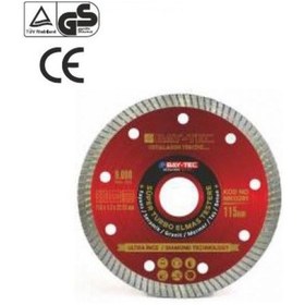 Resim Bay-Tec Mk0281 Süper Turbo Elmas Testere 115Mm Ince 