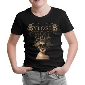 Resim Lord T-Shirt Sylosis - Immovable Stone Siyah Çocuk Tshirt 