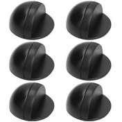 Resim Kapı Durdurucular, 6 Parça Kendinden Yapışkanlı Kapı Durdurucular, Kendinden Yapışkanlı Kapı Kama Zemin Kapı Durdurucular, Mobilya Koruması İçin Kendinden Yapışkanlı Kapı Durdurucular, Siyah 