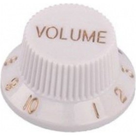 Resim Valencia Pnb1Vwt Gitar-Bağlama Pot Düğme Başlığı Plastik Beyaz Vo 