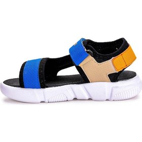 Resim Kiko Kids Cırtlı Yürüyüş Erkek Çocuk Sandalet 2722-27 Saks Mavi 