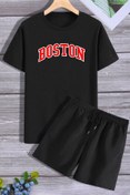 Resim Trend Sizde Unisex Boston Şort T-shirt Eşofman Takımı 