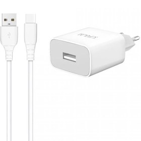 Resim K.FULAI 10W-2.4A Hızlı Şarj Adaptörü Type-C KA-01T 