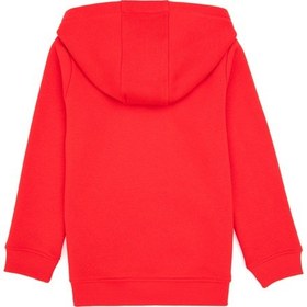 Resim U.S. Polo Assn. Erkek Çocuk Kırmızı Basic Kapüşonlu Sweatshirt 50313808-VR030 