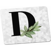 Resim Panorama Ajans D Harfi Yeşil Yapraklı Mouse Pad 