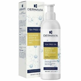 Resim Dermavia Kükürtlü Yüz ve Vücut Yıkama Jeli 200 ml 
