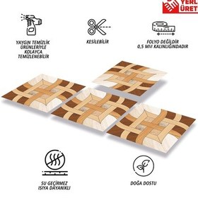 Resim Tink Kendinden Yapışkanlı Desenli Pvc Karo 30x30 Cm 