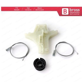 Resim VW Golf MK6 A6 5K 5K1 AJ5 2008-20014 İçin Arka Sağ Cam Kriko Seti 