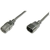 Resim AK-440201-050-S PC-Monitör Arası Güç Kablosu, C14 erkek - C13 dişi, 5 metre 