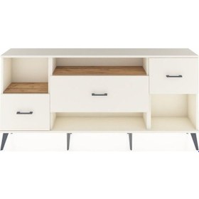 Resim Arges Konsol 2 Raflı 3 Çekmeceli 176x30x83 Aytaşı-çam/aytaşı Çam/aytaşı 