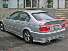 Resim Bmw E46 1998-2005 AC Spoiler 