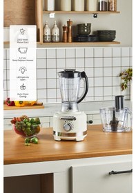 Resim Karaca Multiblend Artisan Retro 1000 W Mutfak Robotu 