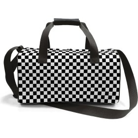 Resim Coral High Siyah Beyaz Dama Desenli Spor Çanta 27531 