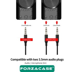 Resim Forzacase USB Dsp Harici Ses Kartı 7.1 Kanal 3.5mm Kulaklık Mikrofon Çevirici, Pubg Lol Efekt FC1225 