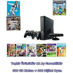 Resim 360 +300 Dijital OYUN+500 GB Hdd+Kinect Kamera+2 Ad Kol 