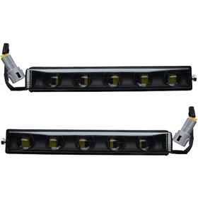 Resim Mercedes G Serisi W463 G63 G65 Amg Led Gündüz Farı Seti Siyah 