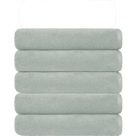 Resim 5 Li Otel Banyo Havlusu Pamuklu 90x150 Cm Renkli 16/1 Avs 580 Gr Gri 