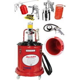 Resim Max Extra Havalı Gres Pompası 30 Litre ve 5 Parça Havalı Alet Seti 