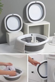 Resim Katlanır Badya Akordiyon Leğen 10 Litre 