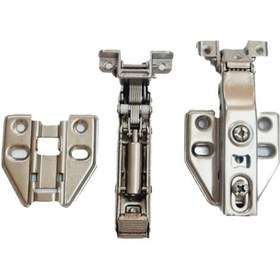 Resim Pistonlu Düz Alüminyum Kapak Mentesesi / 2 Adet Gri 