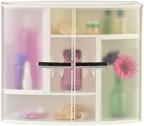 Resim Primanova M-09416 Şeffaf Naturel Banyo Ecza Dolabı 