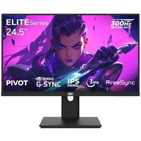 Resim Dragos ELITESeries E245FHD300 1ms FHD 300Hz 1920x1080 24.5 İnç FreeSync G-Sync IPS Pivot Oyuncu Monitörü 