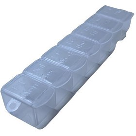 Resim Haftalık Yedi Günlük İlaç Saklama Kutusu 