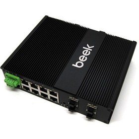 Resim Yönetilebilir L2 10g Endüstriyel Poe Switch\n8 X 10/100/1000t\n4 X 1/10g Sfp \npoe Güç Bütçesi: 2 