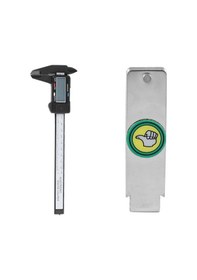 Resim Dijital Kumpas-1 X Mücevher Ölçüm Kumpası 1 X Elektronik Dijital Kumpas-siyah Ve 