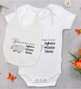Resim Bitmeyenkartus Bk Kids Kişiye Özel Babalar Günü Tasarımlı Bebek Body Zıbın Ve Ma (550906672) Çok Renkli 