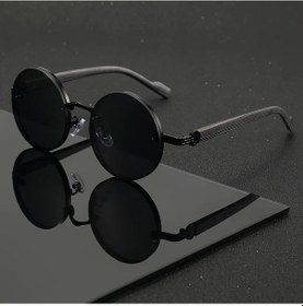 Resim Dashanshop Minimalist Ahşap Desenli Siyah Gözlük Ultra Hafif Unisex Günlük Kullanım Açık Füme 