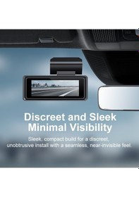 Resim Çeşithane 4k + 1080p Çift Araç İçi Kamera -, Wi-fi Ve Uygulama Destekli, 170 Geniş Açılı, Gece Görü 