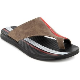 Resim Muya Rada Anatomik Islak Zemin Parmak Arası Erkek Terlik Vizon 