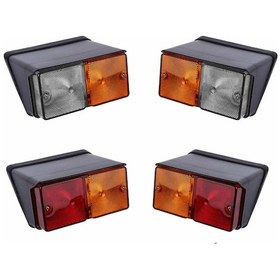 Resim Ford Traktör Arka Stop ve Ön Park Sinyal Lambası Takımı Sağ Sol 