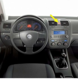 Resim VW Jetta MK5 2006-2011 Dörtlü Flaşör Düğmesi İkaz Tuşu 1K0953509A 