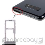 Resim SM Galaxy S10+-S10-S10e Sim Kart Kapağı Tutucu Sim Yuvası (2SİM) 