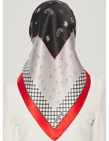 Resim Armine Özel Nostalji Serisi Twill İpek Eşarp Modelleri 8517D-09 