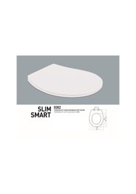 Resim Karen Banyo Slim Smart Thermoplast Yavaş Kapanan Klozet Kapağı 0302 
