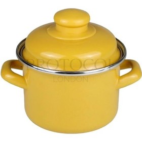 Resim Protocol London Emaye Mini Derin Tencere 12 Cm 900 Ml - Sarı 