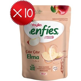 Resim Yayla Enfies Freeze Dried Elma 15 G X 10 Adet 