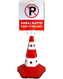 Resim Garaj Kapısı Park Etmeyiniz Klasik Kedi Gözü Koni Seti Trafik Dub 