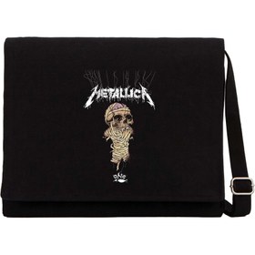 Resim Metallica One Siyah Kanvas Postacı Çantası - Siyah 