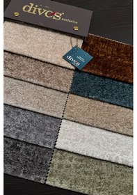 Resim Dives Tekstil Safari 1.kalite Lüks Döşemelik Kumaş Serisi Vizon 