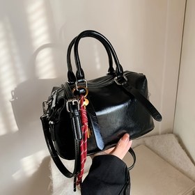 Resim Moda Düz Renk Tek Omuz Çapraz Çanta, Şık Retro Yüksek Güzellik, Çok Yönlü, Sıfır Cüzdan, Cep Telefonu Çantası, Haberci Çantası ve Fermuar Kapatma ile, Polyester Astar, Kenar Boyalı, Kadınlar için, Kadınlar Günü 