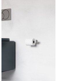 Resim Zift Unique Paslanmaz Çelik Tuvalet Kağıdı Askısı , Yapışkanlı Wc Kağıdı Standı , Tuvalet Kağıtlık Inox 
