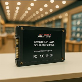 Resim ALPİN 512 GB SSD Hard Disk 2.5'' 554mb-495mb/s Sata 3 Ssd 