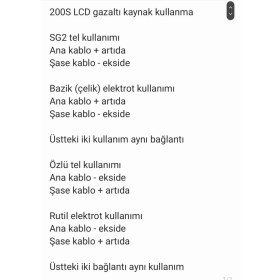Resim Hanker Elektrik Mıg 200 S Inverter 220 Volt Çanta Gazaltı Kaynak Makinası ( Gazlı-Gazsız ) 