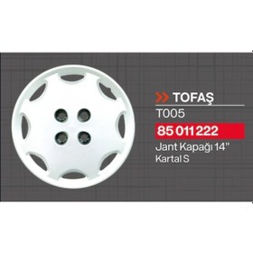 Resim Tisa-T005 Jant Kapagi 14 Jant Kartal S 542451137 