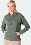 Resim Slazenger MISTY I Kadın Kapüşonlu Haki Sweatshirt 