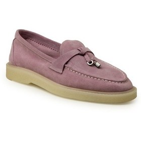 Resim Oxford Klasik Kadın Rc-3001 Deriden Lila Süet 102 Lila 